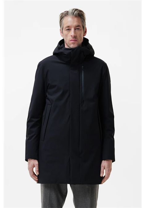 DUNO Parka Lungo Planet Uomo Navy Bi-Stretch Impermeabile DUNO | Parka | PLANET TORANO 3L800